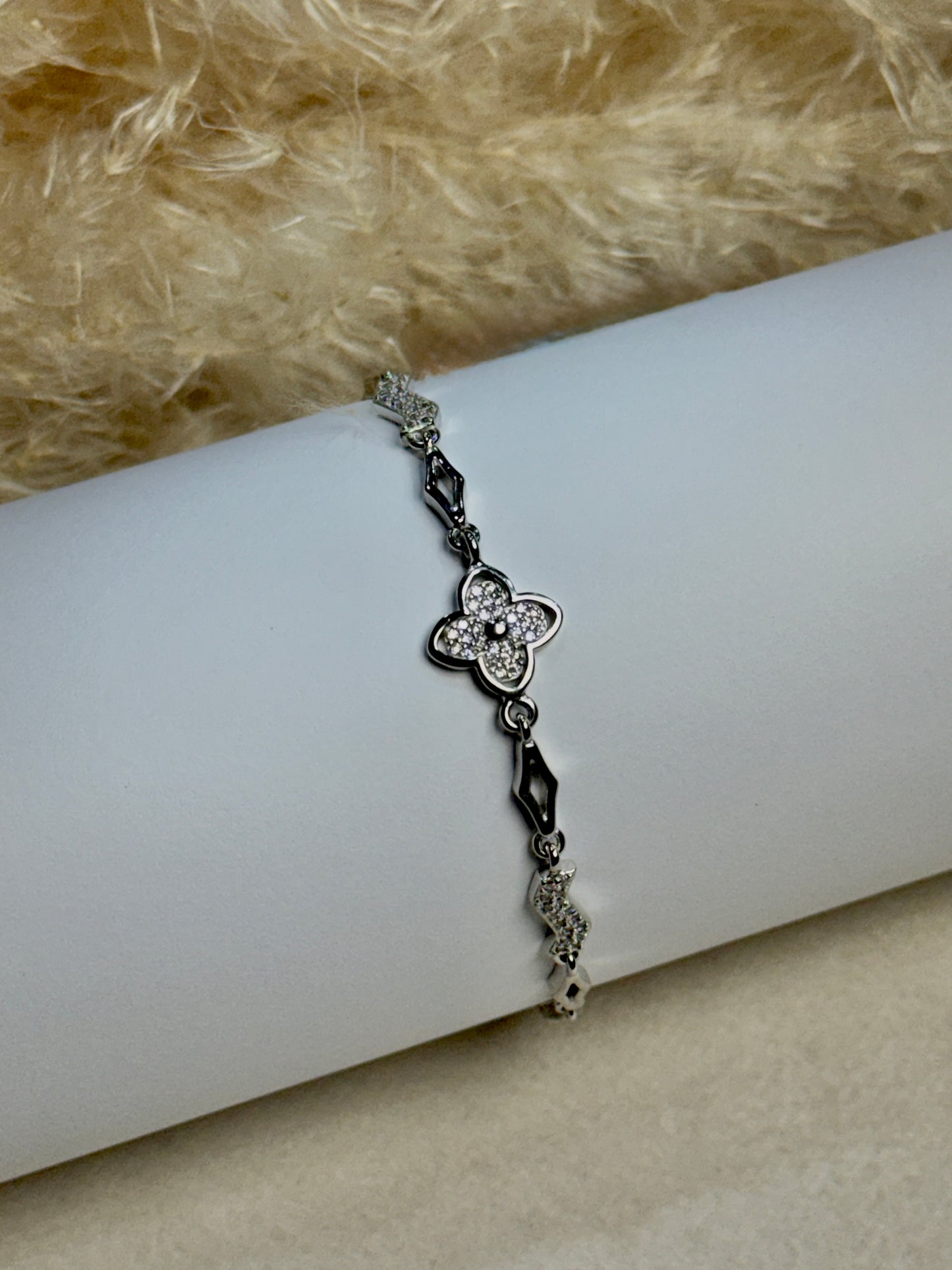Frozen Crystal 925 Sterling silver Bracelet