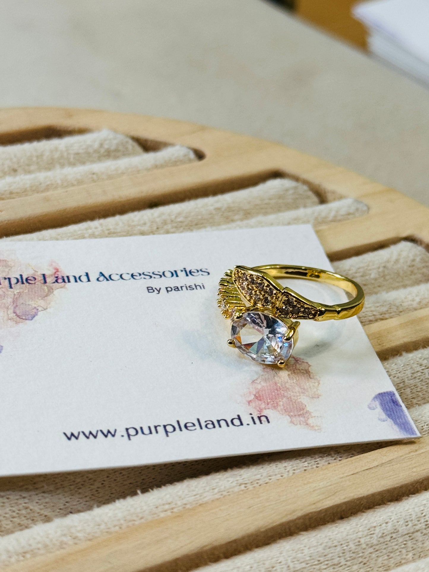 The Studded Snake Ring (Adjustable)