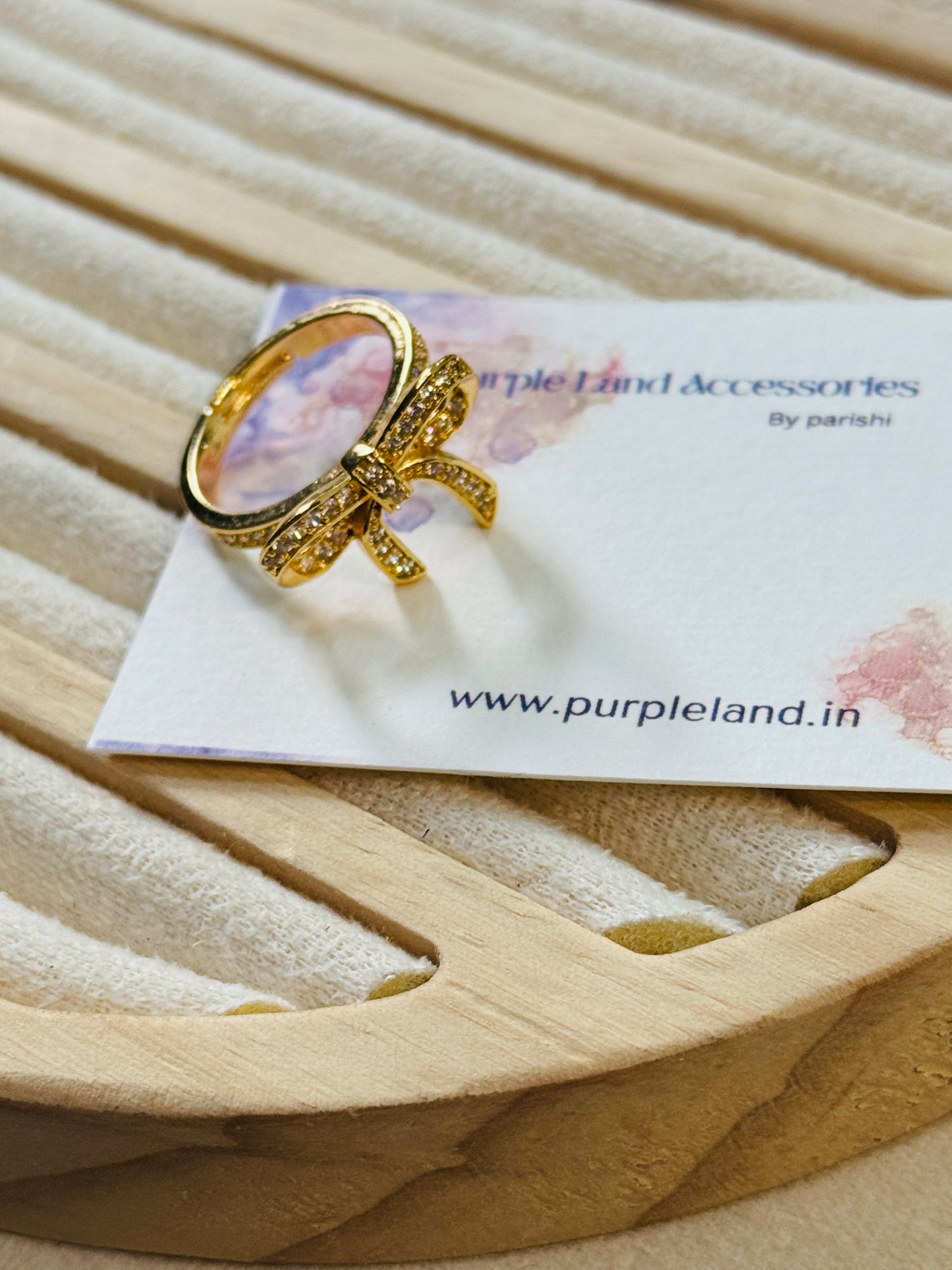 The Bow Ring ( Adjustable)