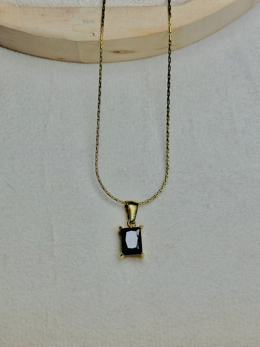 Black Stone Pendant