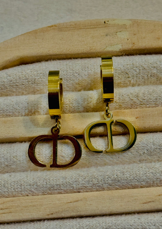 Christian Dior Inspired Drop Earrings
