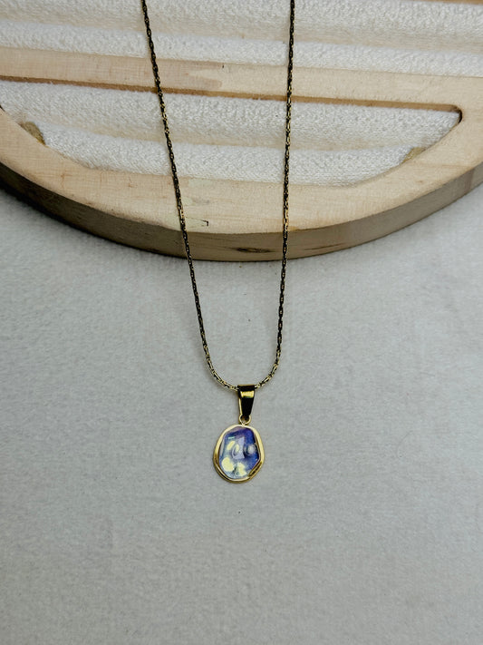 Abstract Stone Pendant